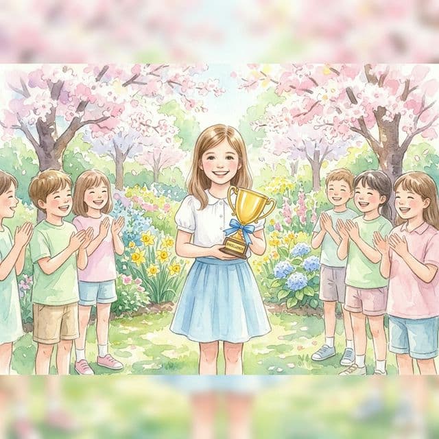 Học sinh nhận học bổng